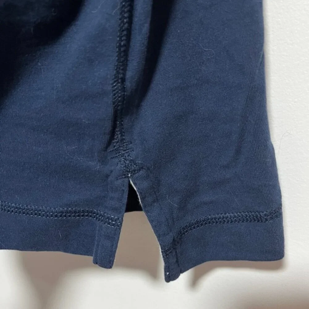 Nike Navy Polo | Neon Swoosh | Size L | Sporty & Sharp - Picture 5 of 11